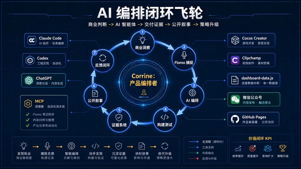 SpotOn AI 编排闭环飞轮图